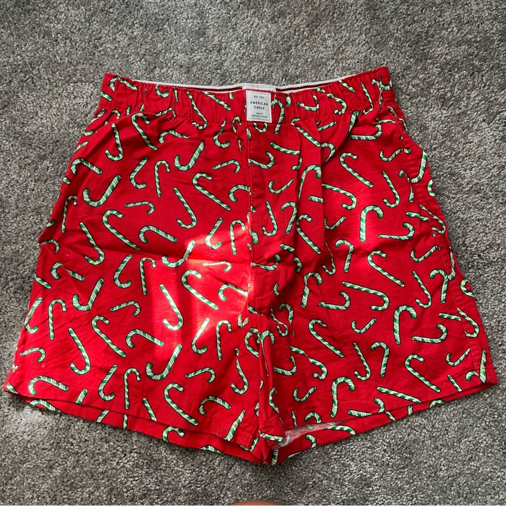 American Eagle Candy Cane Boxers